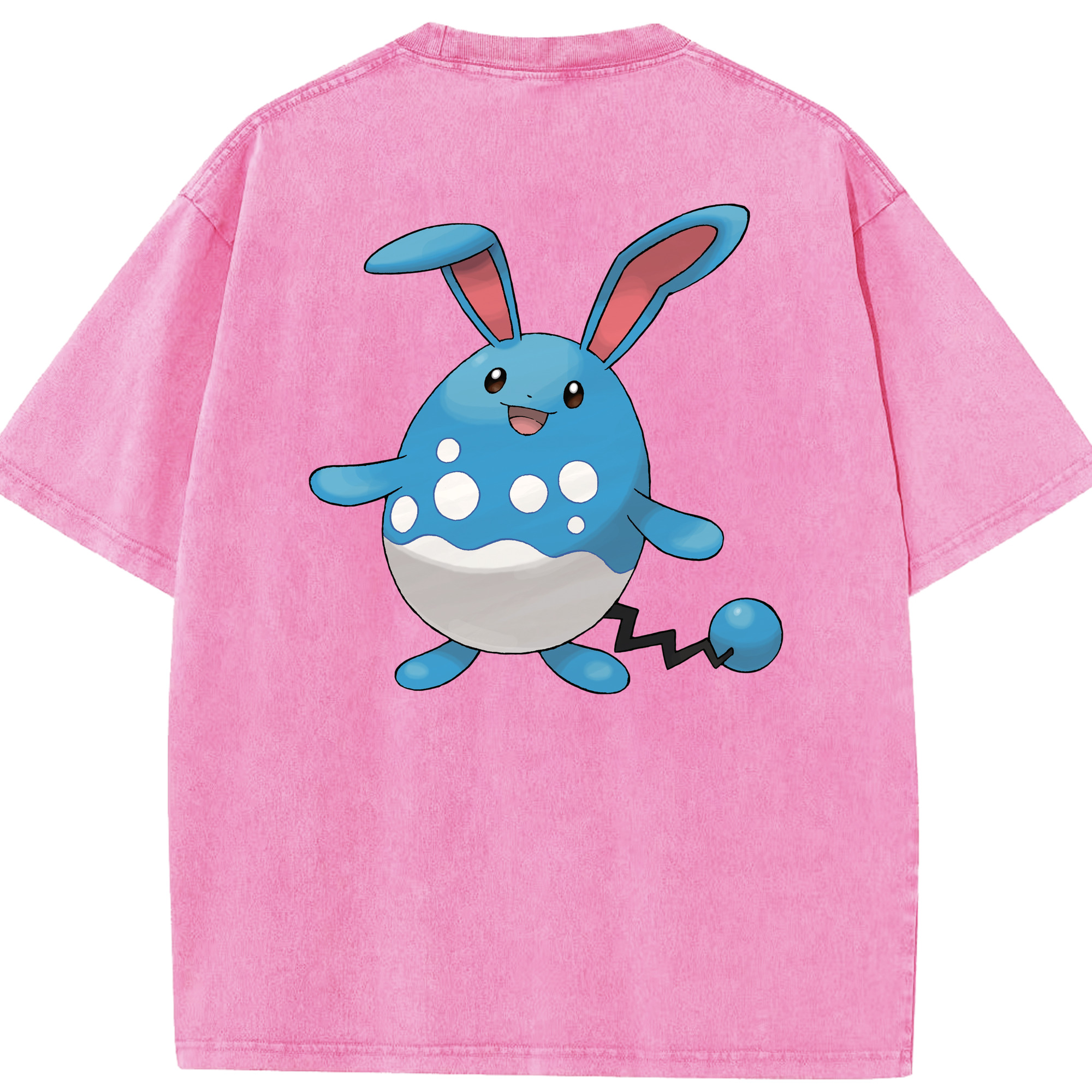 （画像用） ポケットモンスター Pokémon 綿100% ヴィンテージ風 半袖Tシャツ（背面プリント）